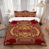 3pcs Ornate Mask Duvet Cover Set -Includes 1 Duvet Cover and 2 Pillowcases, No Quilt Core, All-Season Home Decor Yy251111145