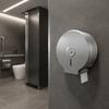Brushed Finish Toilet Paper Dispenser 9 Inch Roll Jumbo Roll Dispenser  For Home Use