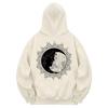 Khc0138 Old Moon Fleece-Lined Hoodie - Cream
