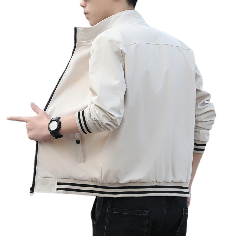 Autumn Jacket Men's Korean Version of Sports and Leisure Stand-up Collar Jacket Baseball Jersey Men's Versatile Jacket
