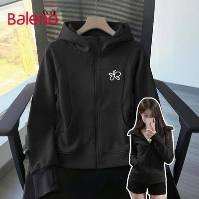 Baleno Women's Slim-Fit Hooded Sweatshirt Cardigan