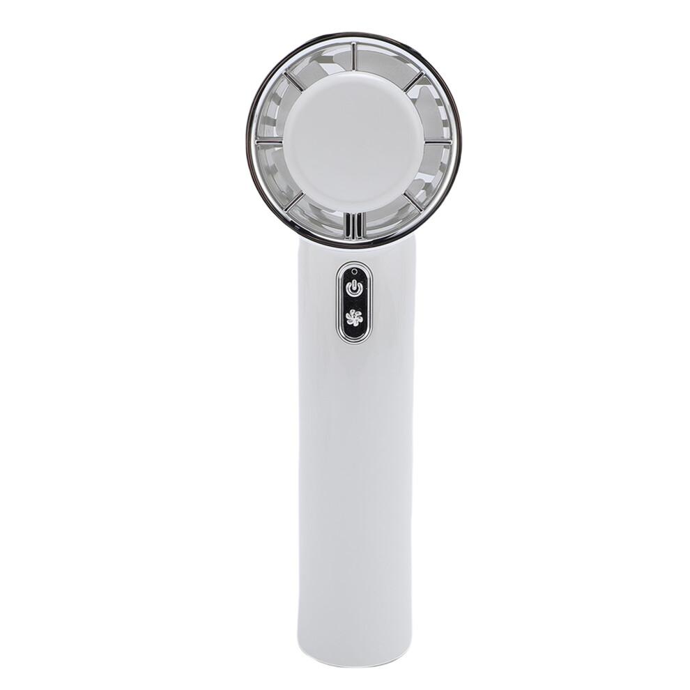 Portable Handheld Fan 5 Speeds 1200mAh White Outdoor Desktop