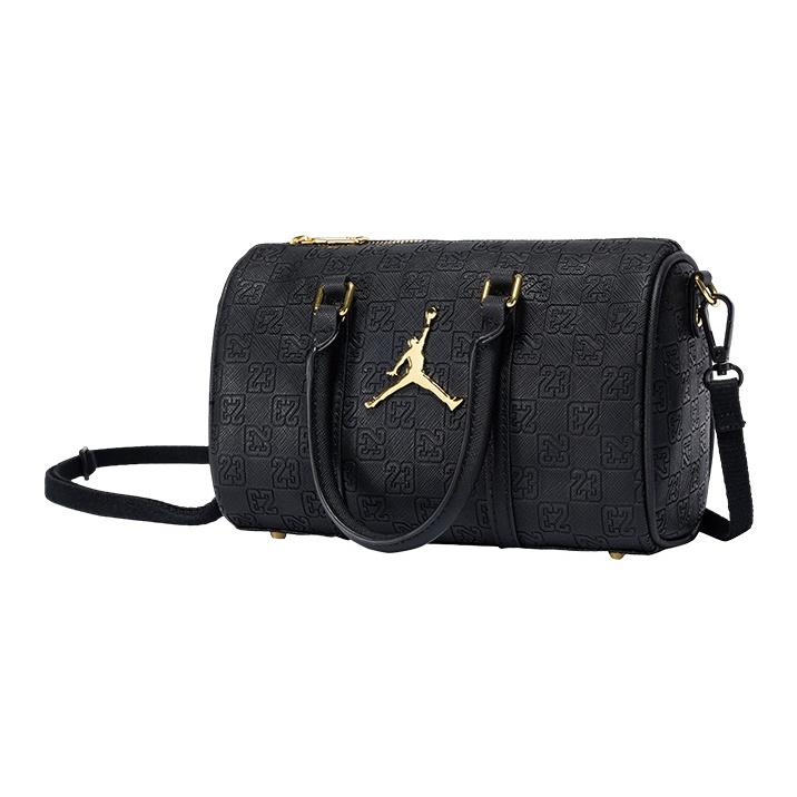 Jordan Monogram Series Checkerboard Gold Label Tote Bag Unisex bags Black JD2543016AD-001