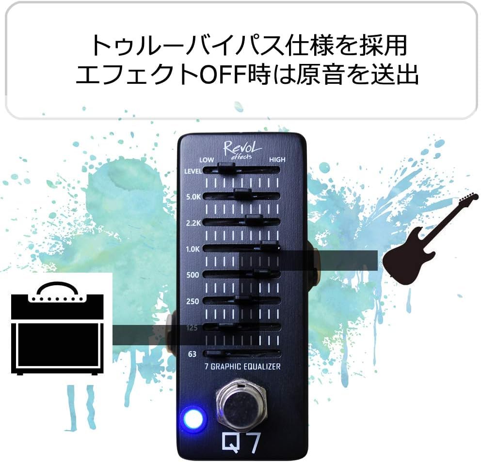 Effector Graphic Equalizer Q7 7-Band EEQ-01