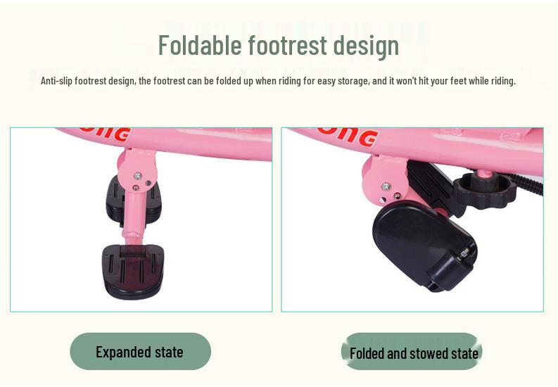 Lightweight Outdoor Pedal Car Stroller Tricycle for Ages 1-5