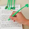 48Pcs St Patrick's Day Comfortable Grip Stationery School Office Supplies Prize Gift Writing Tools Holiday Gift Novelty Stationery Teacher Party Fa