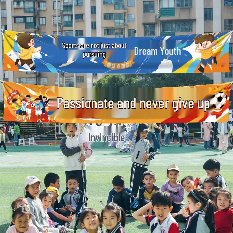 Autumn Sports Meet Handheld Cheer Signs for School Events