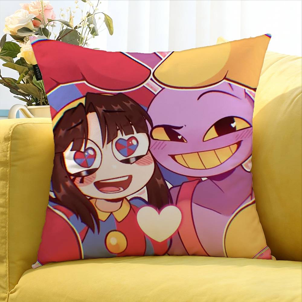 Jax Brooches Cartoon Various Sizes Square Pillow Case For Car Home Bedchamber Decor