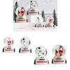 Christmas Glowing Crystal Ball English Glass Ball Desktop Ornaments Christmas Eve Children Gift Glowing Crystal Ball Decoration