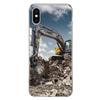 Excavating Machinery Bulldozer Man Phone Case For iPhone 11 12 13 Mini 14 15 Plus 17 Air 16 Pro Max 16E 7 8 SE 2020 Customized P