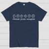 Choose Your Weapon Cotton Summer Casual Cool Loose T-Shirt