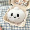 Plush Dumpling Squishy Keychain Soft Fluff Stuffed Buns Keyrings Fun Stress Relieve Pendent Relaxing Gifts