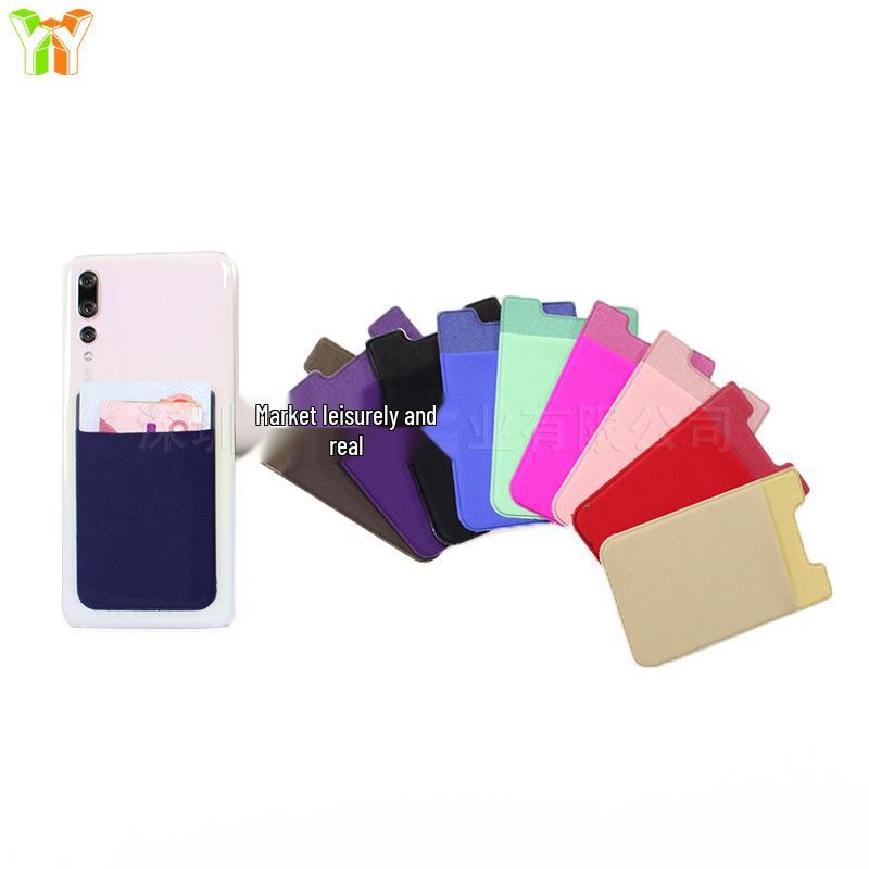 Back-Adhesive Card Holder for Phones – Compact, One-Piece Design for Credit & Bank Cards