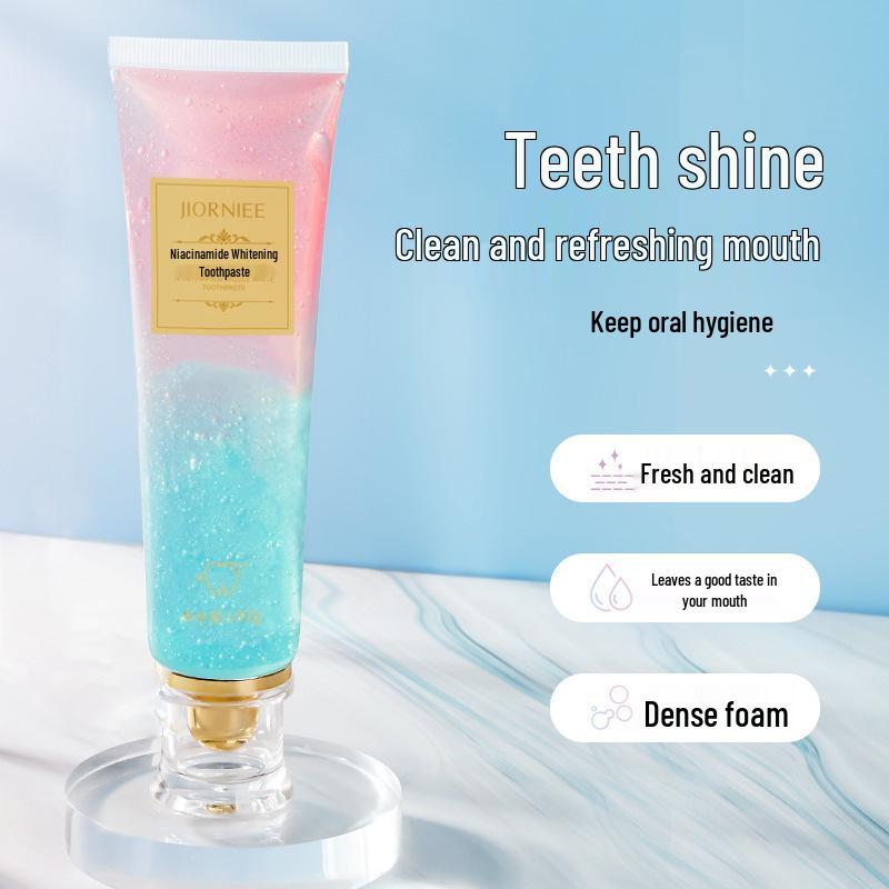 Jiouni Niacinamide Whitening Toothpaste - Freshens Breath, Cleans Mouth, Protects Gums, Promotes Healthy Teeth, and Enhances Whitening.