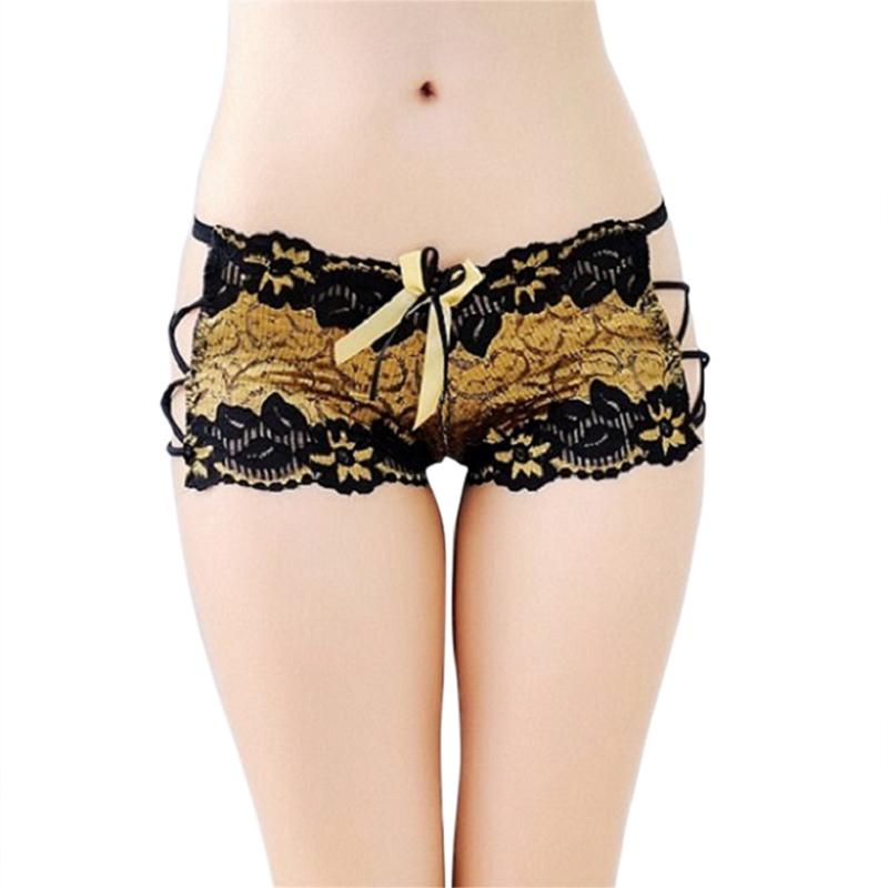 

1 шт., женское летнее перспективное сексуальное нижнее белье, трусики на шнуровке, большие размеры с низкой талией, нижнее белье, домашняя одежда