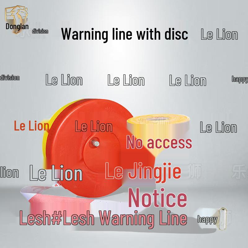 Leshion Polyester Safety Warning Barrier Tape 50m x 4cm