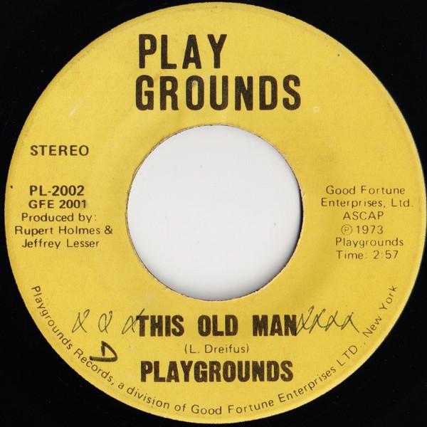 

7inch Record PLAYGROUNDS - This Old Man PL2002 Playgrounds 1973 US Pop Used