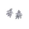 Elegant Temperament Women's Stud Earrings Copper Inlaid Zircon Bridal Earrings Wedding Photography Earrings Cross-border Trade Hot-selling Earrings