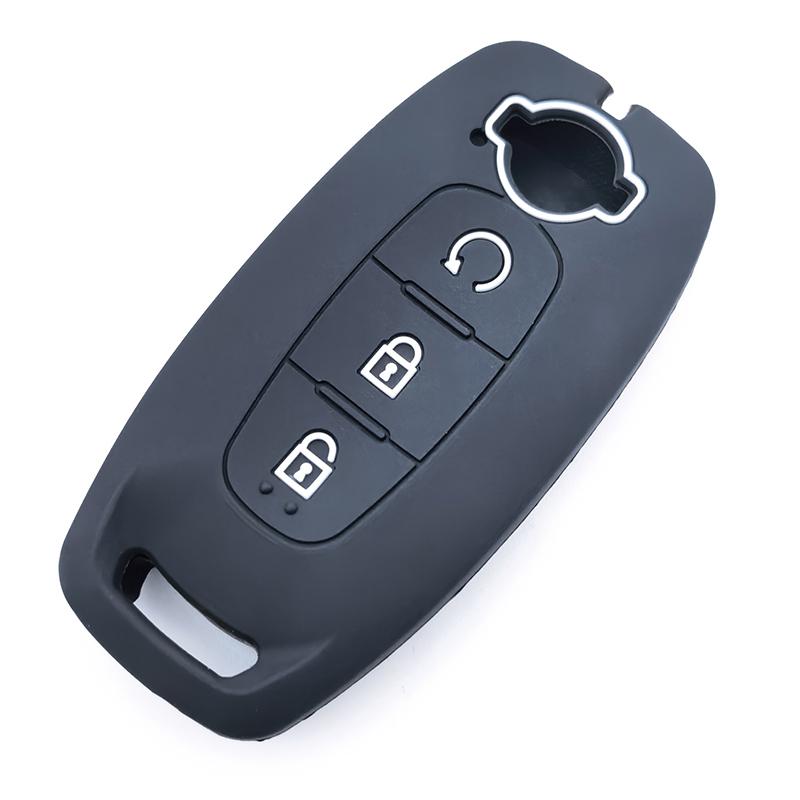 

Silicone Car Remote Key Case for Nissan Versa X-Trail T33 Serena Rouge Kicks Pathfinder Ariya Rogue 2023 Cover Accessories FOB