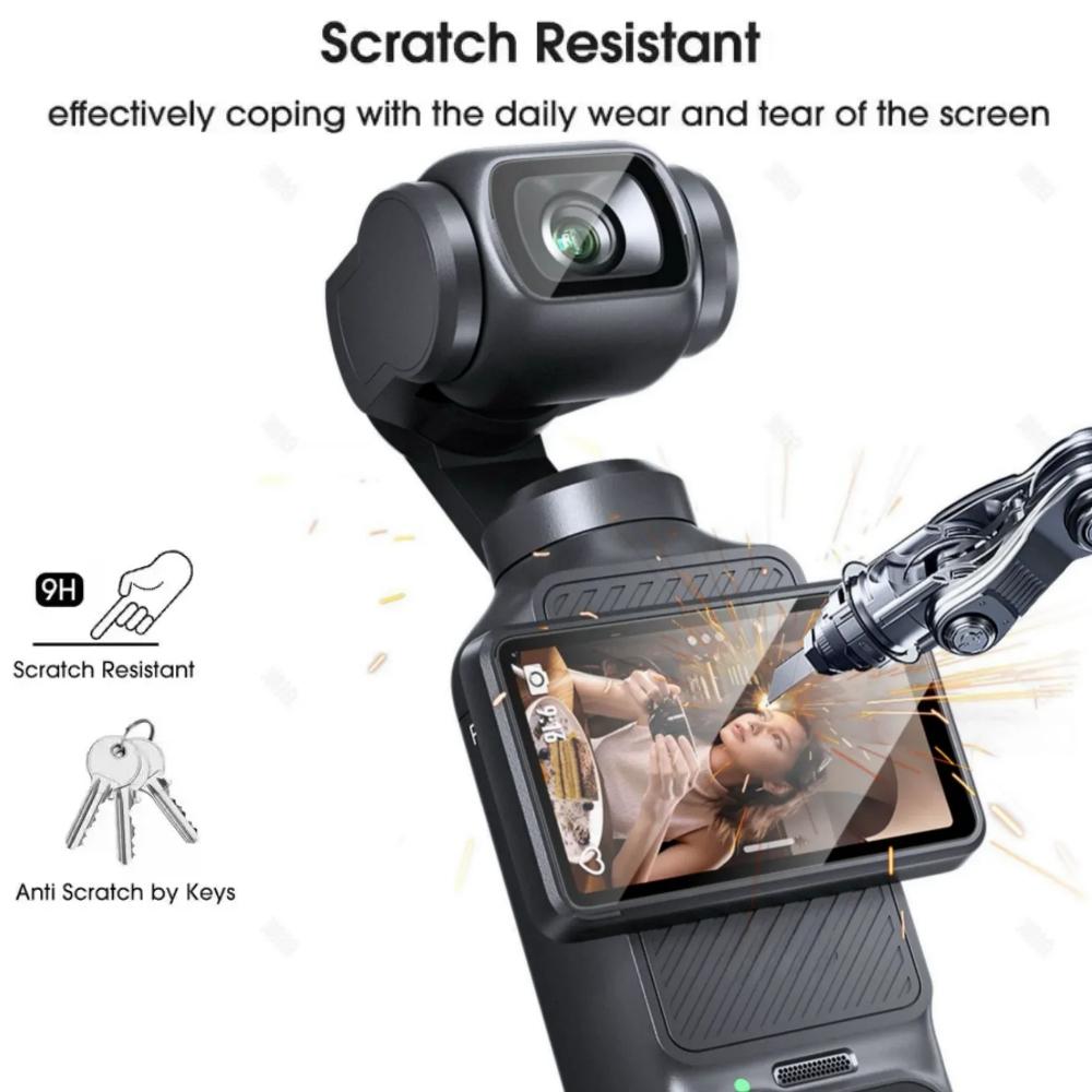 Tempered Glass Flim for DJI OSMO Pocket 3 Screen Protector Anti-Scratch Lens Film Protective Cover for DJI Pocket 3 Accessories