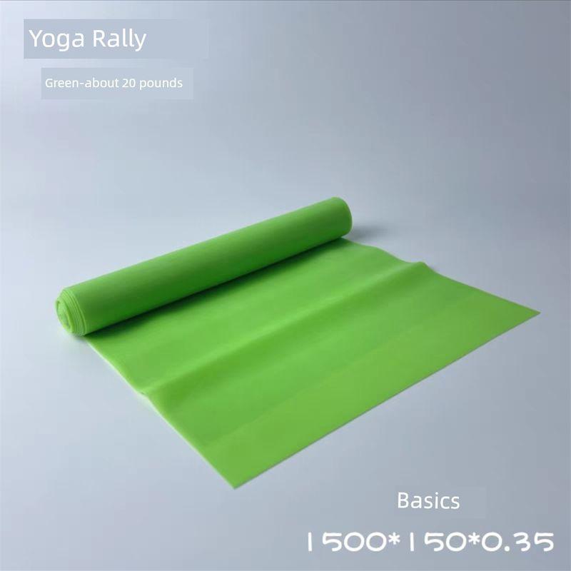 

Йога Эластичная лента Эластичная веревка Тянучка Мужская и женская Фитнес Резинка для сопротивления Тяговый трос Силовые тренировки Ремень для растяжки спины Green [20 pounds/basic training use] 1.5 meters