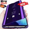 Case For Huawei Honor X9c X9b X9a Magnetic Fundas HonorX9c X9 C B a X 9c 9b 9a Luxury Mirror View Smart Flip Leather Phone Cover