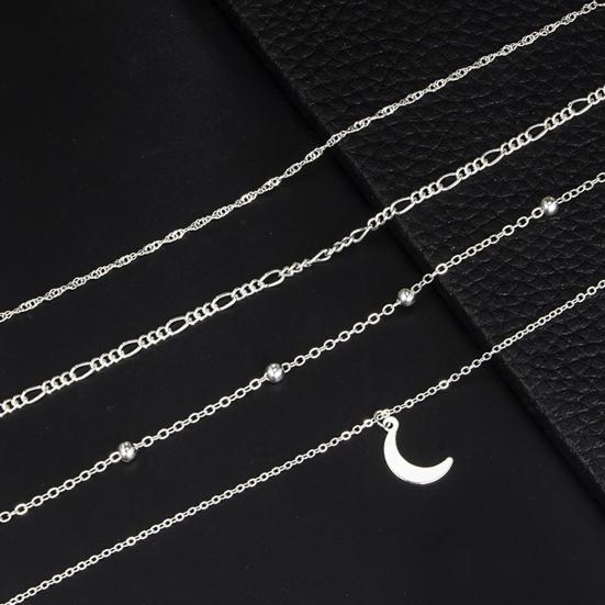Anklet Moon Charm Exquisite Alloy Fashionable Ankle Bracelet for Dating