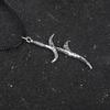 Melina Irregular Sword Black Knife Dagger Necklace Game Ring Spectral Steed Whistle Cosplay Props Unisex Jewelry Accessories