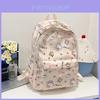 Cartoon Hello Kitty Nylon Student Backpack For Girls With Lightweight Design And Large Capacity For School And Travel