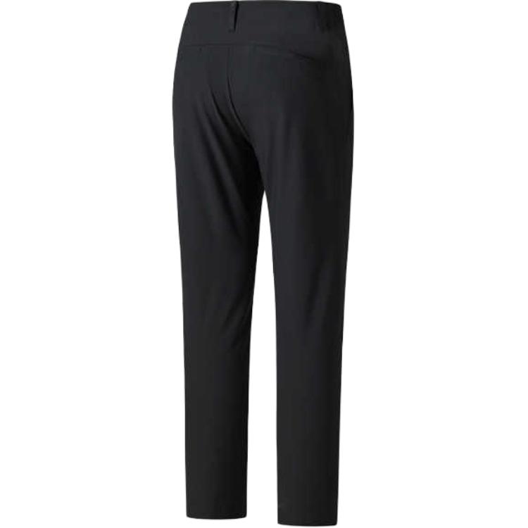 Anta Champion All-Weather Series Solid Color Mid-Rise Breathable Versatile Straight-Leg Sports Pants Men Bottoms Basic-Black 152520501-1