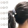 50/100/150Pcs Extra Firm Woven Hair Rings Flexible Stretch Ponytail Accessories for Exercise Routines Daily Use