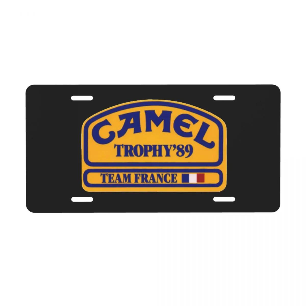 

Номерной знак Camel Trophy, металлическая новинка, декоративный передний номерной знак автомобиля, бирка для туалетного столика 6 X 12 дюймов 30x15 cm