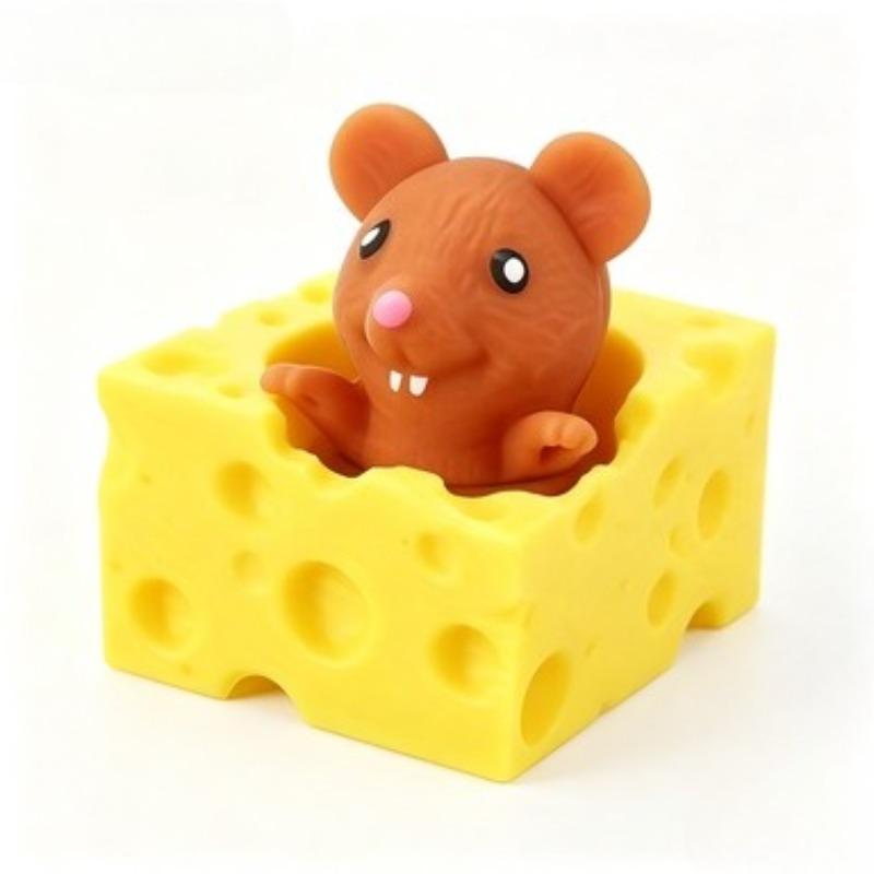 Knijpkaas Muis Fidget Speelgoed Pop-up Rat Stressverlichting Squishy Sensorisch Speelgoed Voor Kinderen Volwassenen Angstverlichting Cadeau