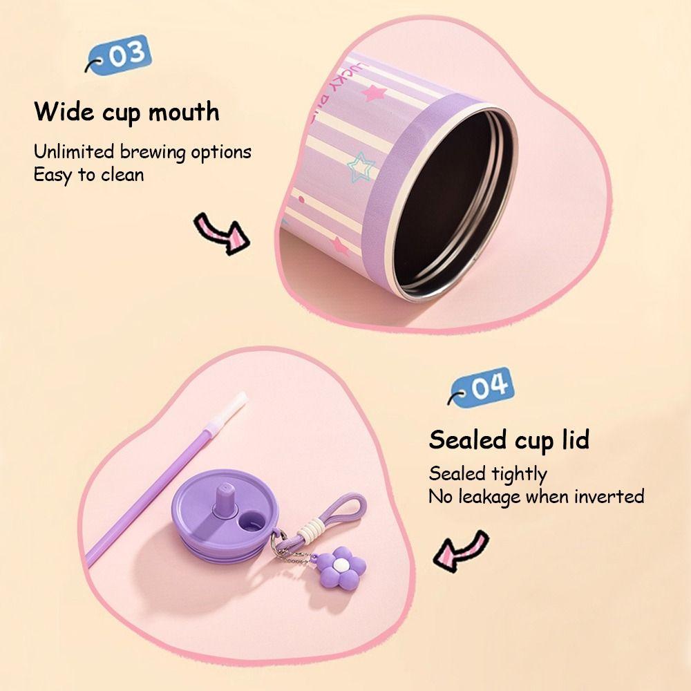 High-Capacity Vacuum Cup 710ML Thermal Water Bottle 316 Stainless Steel Cup for Student Children