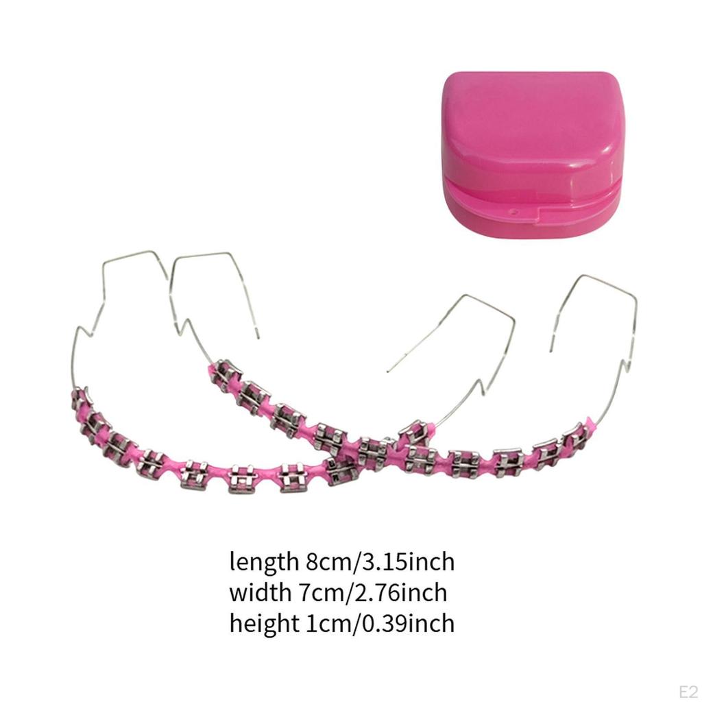 Temporäre Zahndekoration DIY Farbige Zahnspangenkette für Jugendliche Kinder