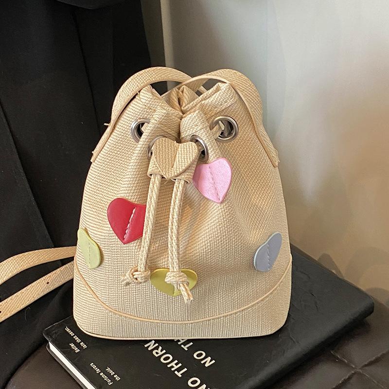 Popular Small Bags for Women New Style Trendy Girls Versatile Shoulder Bag Texture Crossbody Bucket Bag