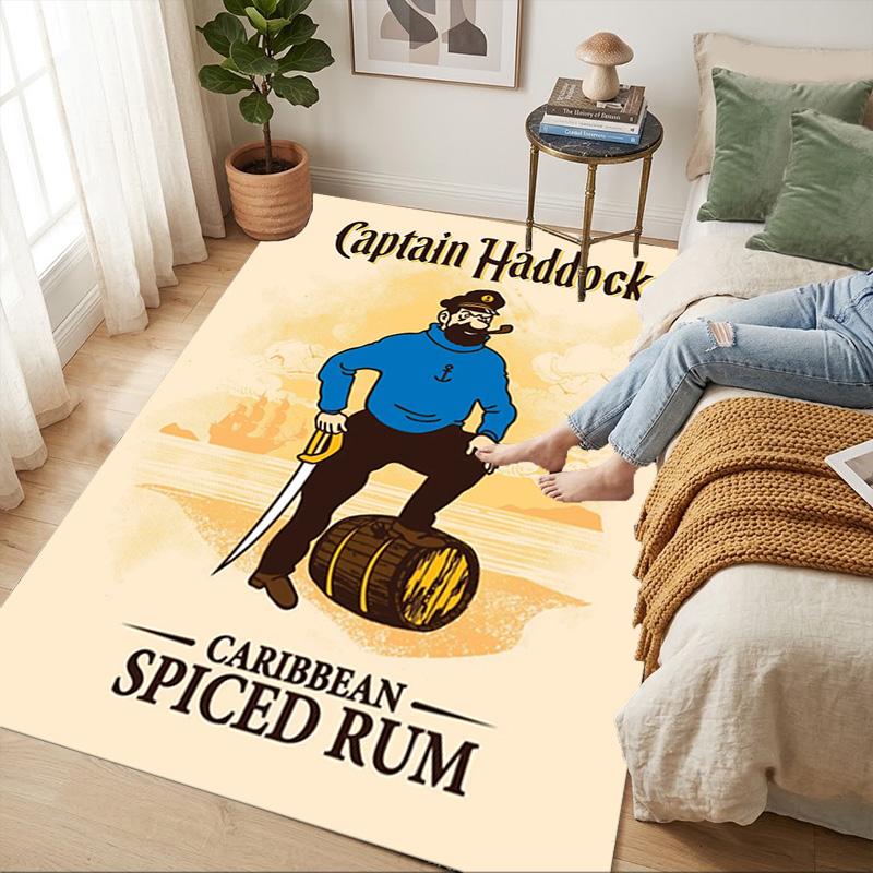 Captain Haddock Living Room Nonslip Area Rug Soft Carpet For Bedroom Game Playroom Sofa Office Home Decor Doormat Christmas Gift C926871