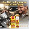 Jue Fish spray multi-usage pour l'entretien du métal Formule douce Nettoyage et brillance de la rouille sur les pièces de machines et la quincaillerie automobile 1 ensemble
