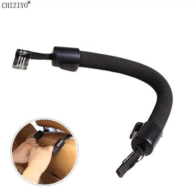 1pc Black Soft EVA Multi-purpose Auto Rear Seat Safety Handle Hook Holder Car Seat Back Armrest Interior Accessories