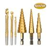 Set of 6 Drill Bits, Made from Chrome Vanadium (Sizes 4-20/4-12/3-12Mm, 3/6/8Mm) - Precision Twist Bits Suitable for Both Wood And Metal