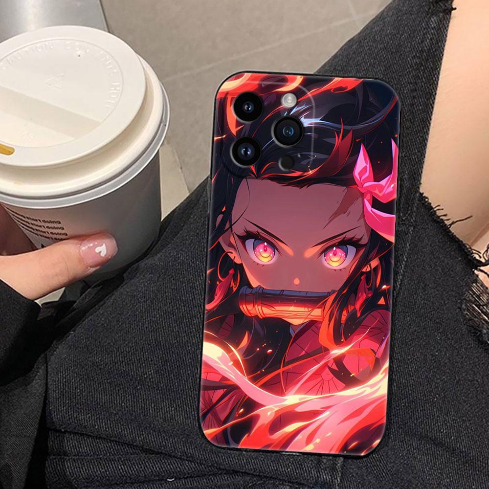 

Anime Demons Slayers Tanjiro Cover Phone Case For iphone Apple 17 AIR 16E 16 15 14 13 12 11 Pro XR Max 8 7 Plus TPU Case Shell IPHONE13PRO