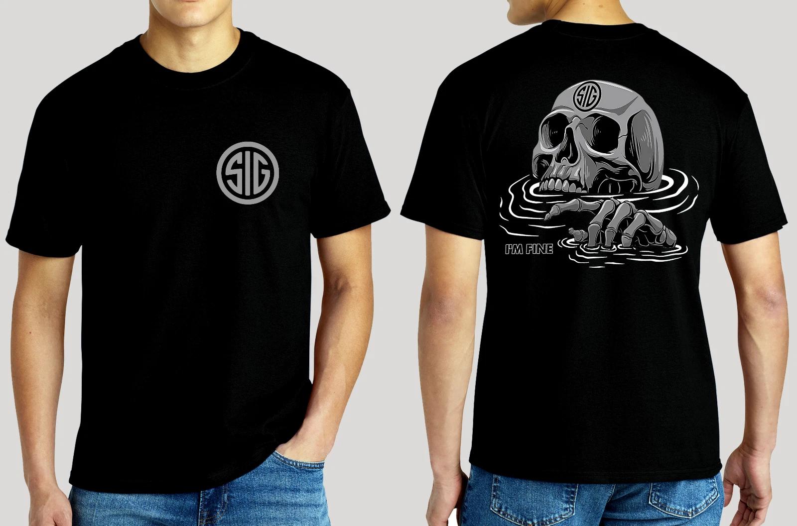 

Sig Sauer Утопаю Я в порядке Gildan 6,1 унции. Тяжелый S M L XL 2XL 3XL 4XL 5XL 2XL