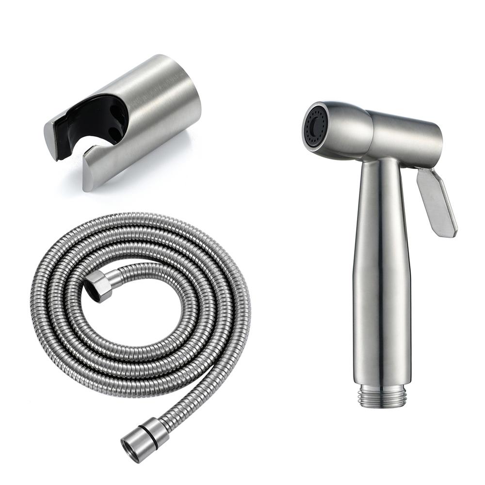 Hand Held Modern Wall-Mounted Bidet Spray for Toilet Sanitary Wares Stainless Steel Bidet Sprayer
