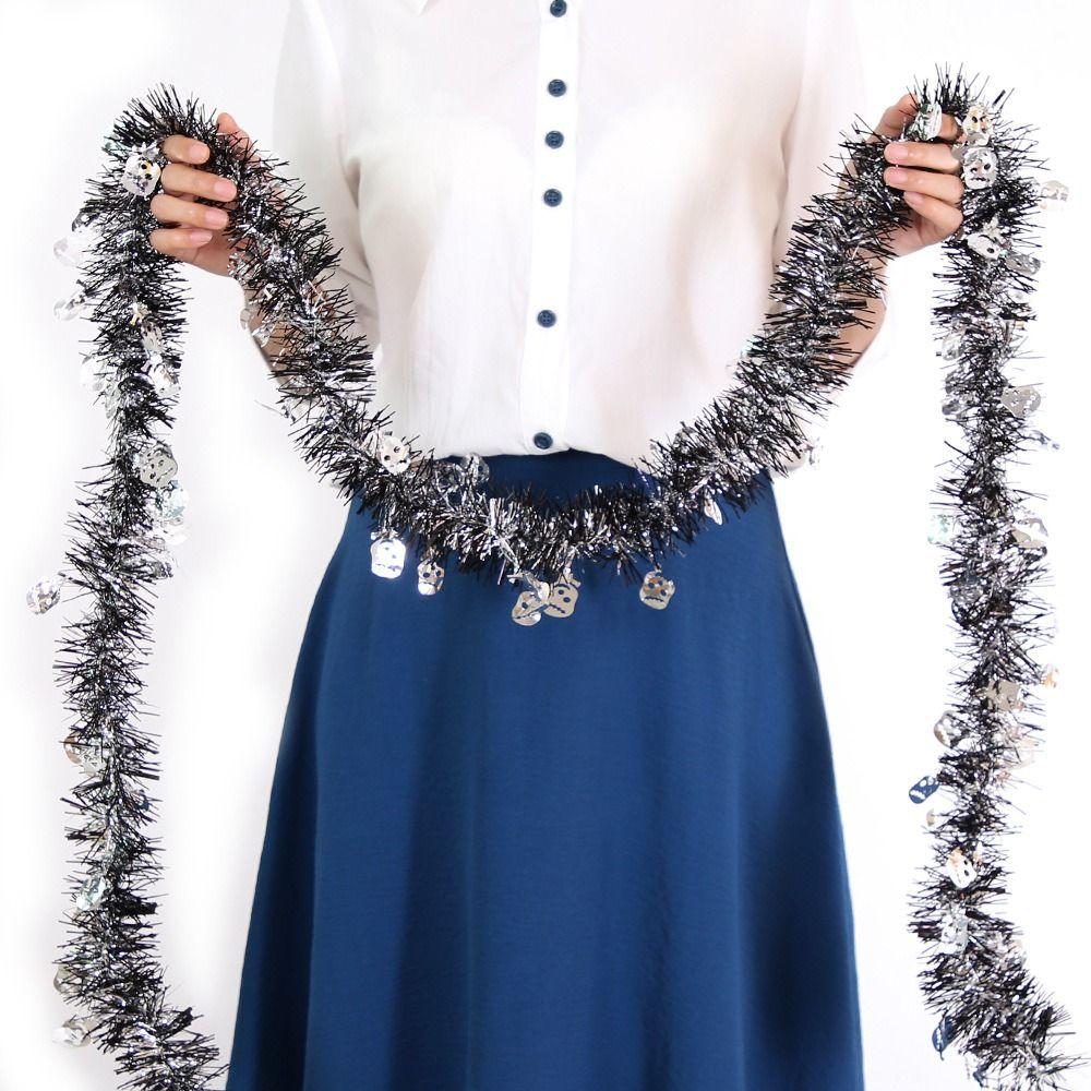 Environmental Friendly Halloween Pull Flowers Pendant Pumpkin Skeleton Pendant Halloween Decor