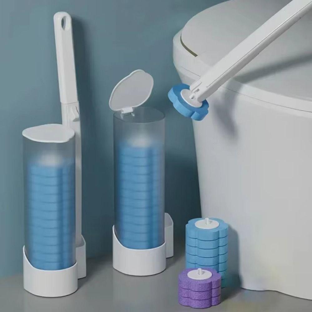 360° Cleaning Toilet Bowl Brush Holder Disposable Toilet Brush Bathroom Cleaning