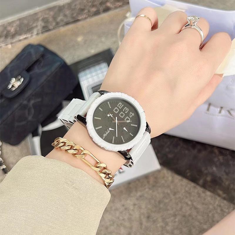 Milissa Women's & Men's Trendy 2024 Ceramic Dopamine Watch