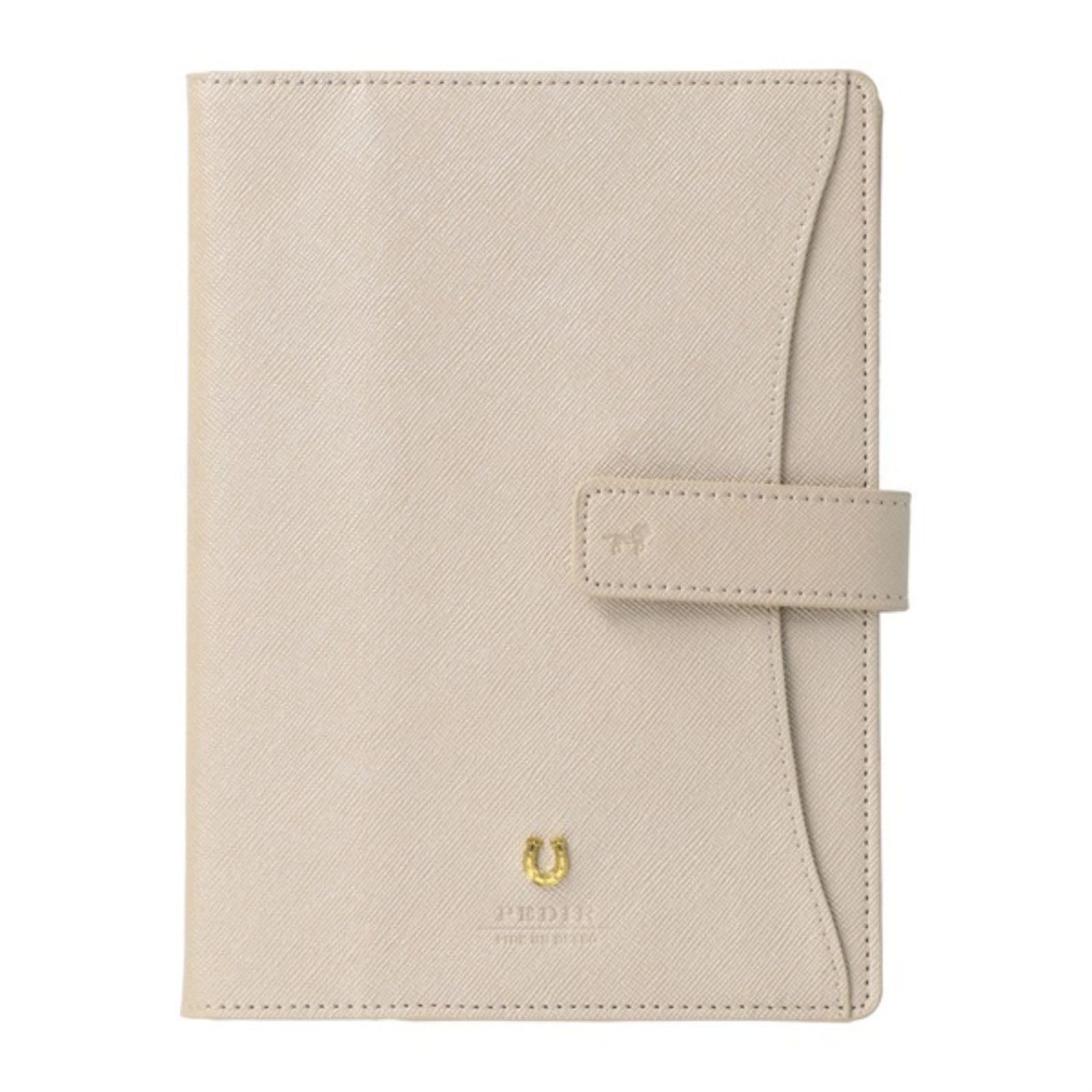 

EDiT Planner Cover for Weekly Pedile Marks Shiny Refills Sold Separately Notebooks, Semi-A5 (A5 Variant), Silhouette, Beige,