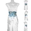 Retro Corset Oil Painting Waist Corsets Harajuku Vintage Waist Shaper Women Corsets Oil Painting Bustiers & Corset