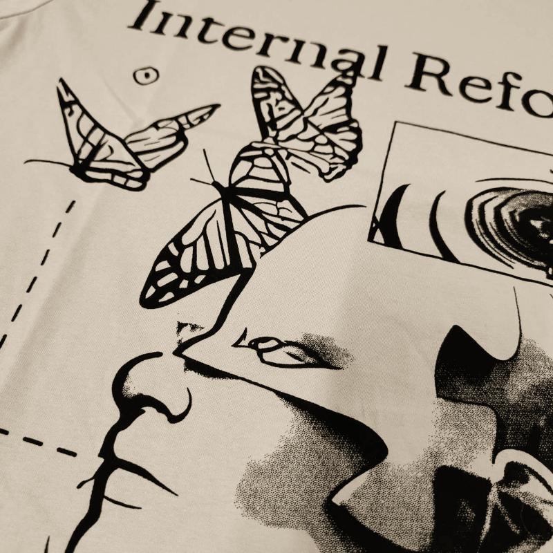 Уличная готическая темная трендовая индивидуальность с абстрактным принтом — фото 2