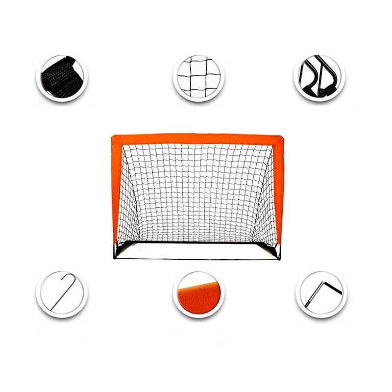 Longchan Portable Foldable Kids Soccer Goal Set